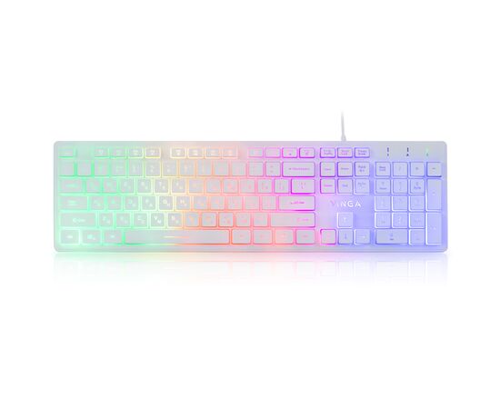 Клавиатура Vinga KB410 White