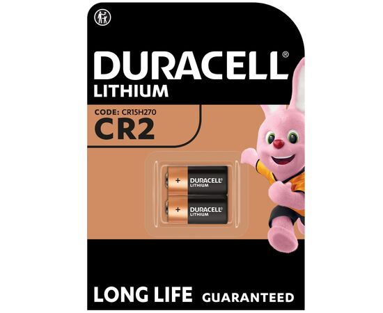 Батарейка Duracell CR2 Ultra Lithium Photo * 2 (06206301401)