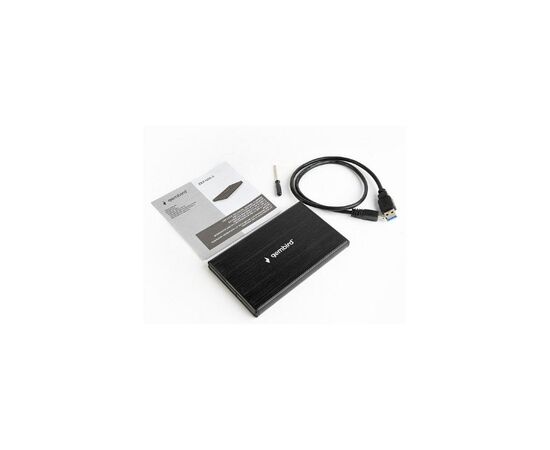 Карман внешний Gembird 2.5" USB3.0 black (EE2-U3S-3), изображение 5 Карман внешний Gembird 2.5" USB3.0 black (EE2-U3S-3), изображение 5