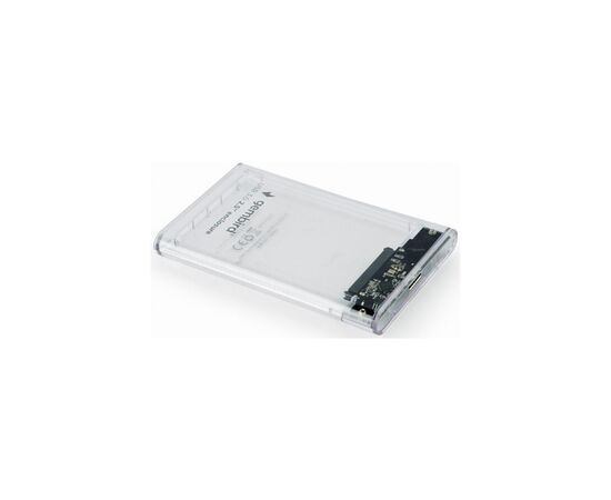 Карман внешний Gembird 2.5", USB 3.0, прозрачный (EE2-U3S9-6), изображение 2 Карман внешний Gembird 2.5", USB 3.0, прозрачный (EE2-U3S9-6), изображение 2
