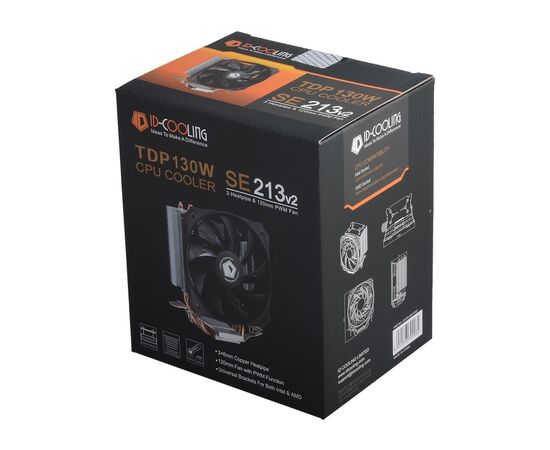Кулер для процессора ID-Cooling SE-213V2, изображение 8 Кулер для процессора ID-Cooling SE-213V2, изображение 8