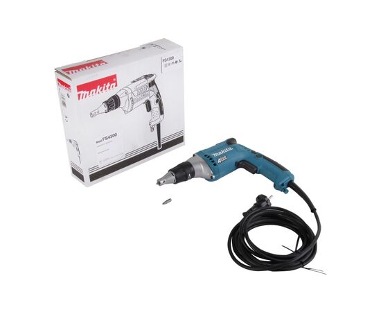 Шуруповерт Makita FS4300 для гипсокартона (FS4300), изображение 6 Шуруповерт Makita FS4300 для гипсокартона (FS4300), изображение 6