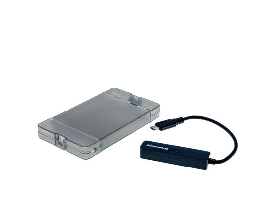 Карман внешний Grand-X HDD 2,5" USB 3.1 Type-C (HDE31), изображение 2 Карман внешний Grand-X HDD 2,5" USB 3.1 Type-C (HDE31), изображение 2