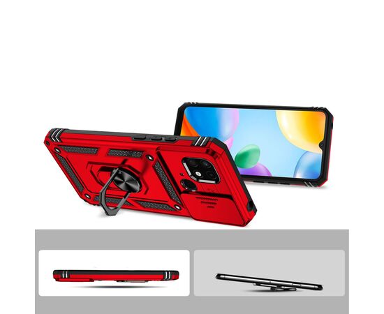 Чохол до моб. телефона BeCover Military Xiaomi Redmi 9C / Redmi 10А Red (705580), зображення 2