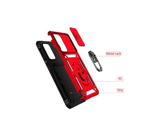 Чохол до моб. телефона BeCover Military Xiaomi Redmi 9C / Redmi 10А Red (705580), зображення 4