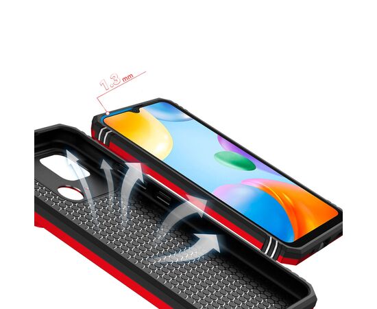 Чохол до моб. телефона BeCover Military Xiaomi Redmi 9C / Redmi 10А Red (705580), зображення 5