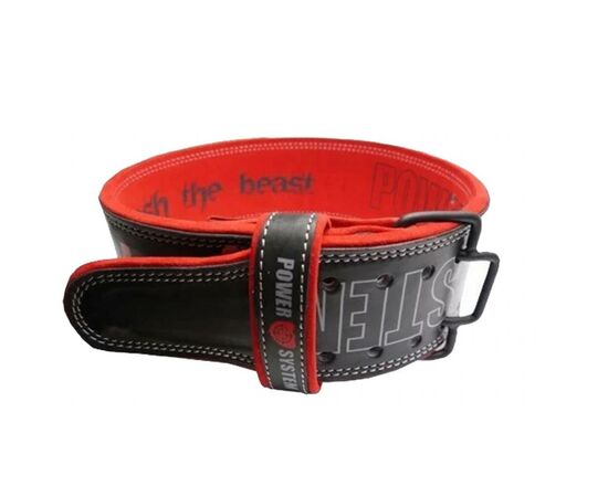 Атлетический пояс Power System Beast PS-3830 Black/Red XL (PS-3830_XL_Black-Red), изображение 3