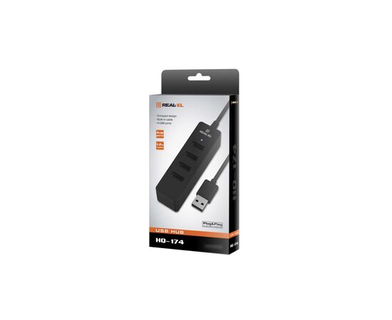 Концентратор REAL-EL HQ-174, black (EL123110006), изображение 8 Концентратор REAL-EL HQ-174, black (EL123110006), изображение 8