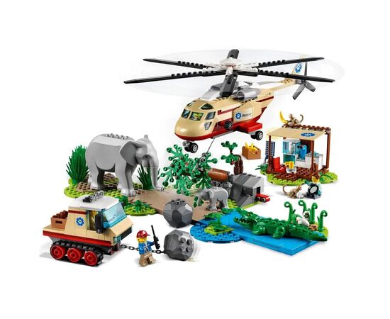 Конструктор LEGO City Операція з порятунку звірів 525 деталей (60302), зображення 7 Конструктор LEGO City Операція з порятунку звірів 525 деталей (60302), зображення 7
