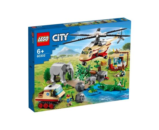 Конструктор LEGO City Операция по спасению зверей 525 деталей (60302)