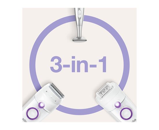 Эпилятор Braun SE 5-825P, изображение 4 Эпилятор Braun SE 5-825P, изображение 4