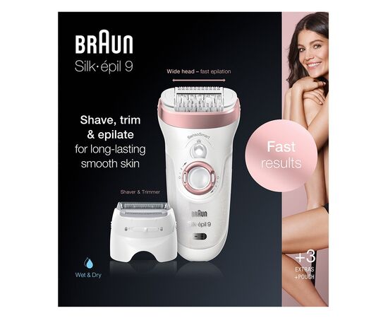 Эпилятор Braun SES 9/720, изображение 2 Эпилятор Braun SES 9/720, изображение 2