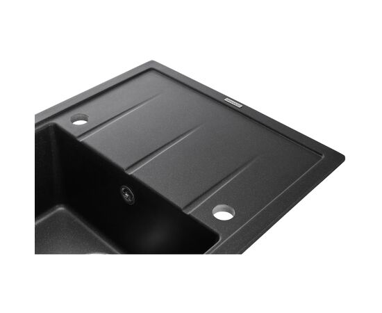Мойка кухонная GRANADO Blanos black shine (gr2501), зображення 4 Мойка кухонная GRANADO Blanos black shine (gr2501), зображення 4