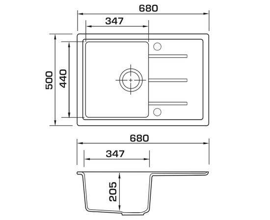 Мойка кухонная GRANADO Blanos terra (gr2503), изображение 7 Мойка кухонная GRANADO Blanos terra (gr2503), изображение 7