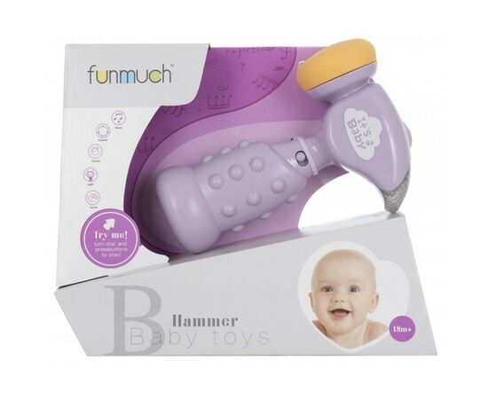 Развивающая игрушка Funmuch Молоток со световыми эффектами (FM777-7), изображение 2 Развивающая игрушка Funmuch Молоток со световыми эффектами (FM777-7), изображение 2