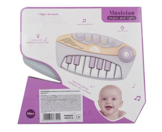 Развивающая игрушка Funmuch Пианино со световыми эффектами (FM777-3), изображение 3