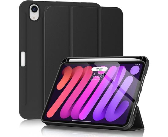 Чехол для планшета BeCover Direct Charge Pen Apple iPad mini 6 2021 Black (706783), изображение 2 Чехол для планшета BeCover Direct Charge Pen Apple iPad mini 6 2021 Black (706783), изображение 2