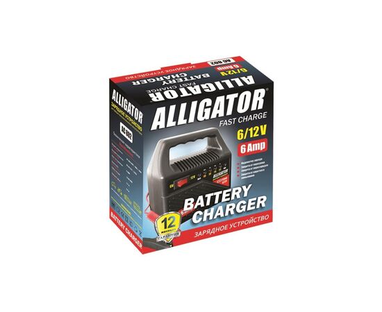 Зарядное устройство для автомобильного аккумулятора Alligator AC802, изображение 3 Зарядное устройство для автомобильного аккумулятора Alligator AC802, изображение 3