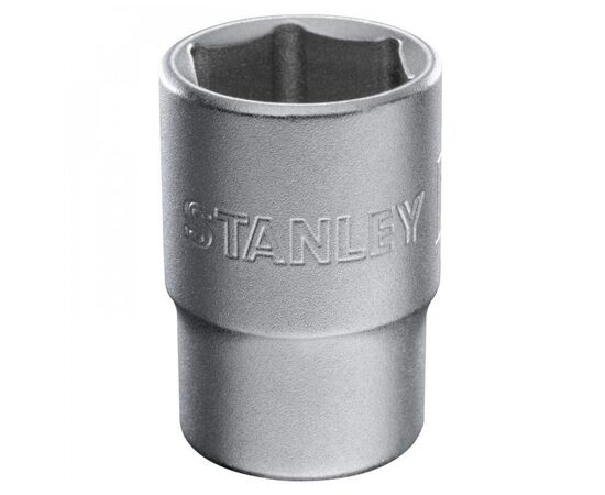Головка торцевая Stanley 1/2"х 10мм, с шестигранным профилем, стандартная, метрическая. (1-17-088)