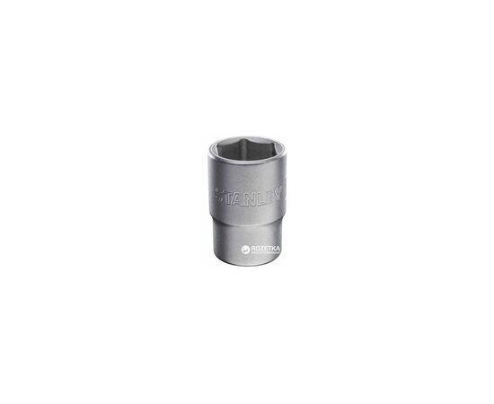 Головка торцева Stanley 1/2" х 15мм, з шестигранним профілем, стандартна, метрична. (1-17-093)