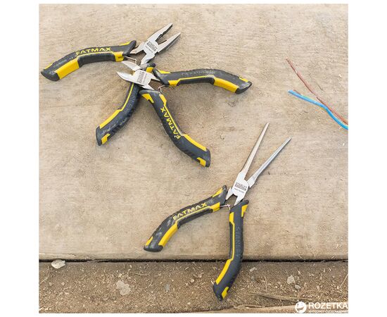 Набор инструментов Stanley FatMax мини плоскогубцев и кусачек, 3 предм (FMHT0-80524), изображение 3