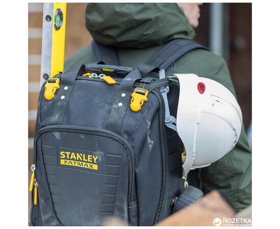 Сумка для инструмента Stanley рюкзак FatMax Quick Access, 300x500x340 мм (FMST1-80144), изображение 3 Сумка для инструмента Stanley рюкзак FatMax Quick Access, 300x500x340 мм (FMST1-80144), изображение 3