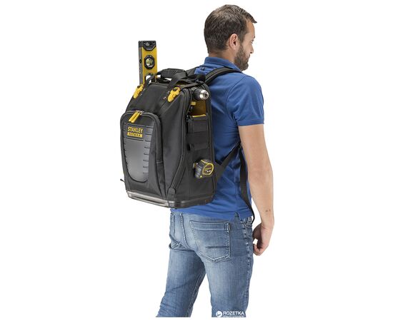 Сумка для инструмента Stanley рюкзак FatMax Quick Access, 300x500x340 мм (FMST1-80144), изображение 7 Сумка для инструмента Stanley рюкзак FatMax Quick Access, 300x500x340 мм (FMST1-80144), изображение 7