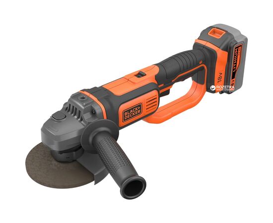 Шлифовальная машина Black&Decker 18V, 4Ah, 125 мм, 8600 об/мин (BCG720M1)