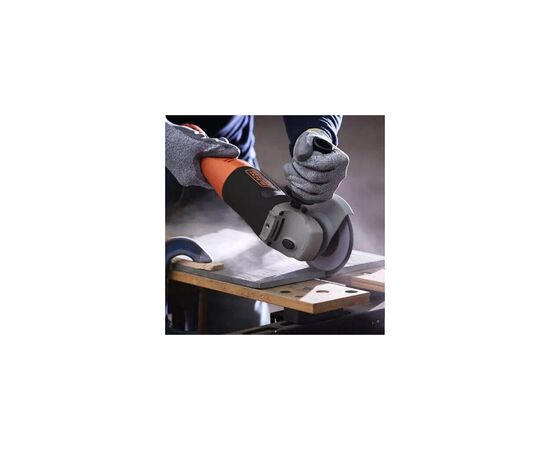 Шлифовальная машина Black&Decker 1200 Вт, 11000 об/мин, d=125 мм (KG1202), изображение 4 Шлифовальная машина Black&Decker 1200 Вт, 11000 об/мин, d=125 мм (KG1202), изображение 4