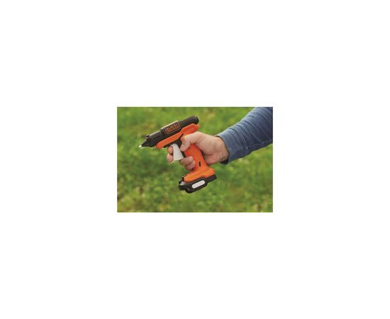 Клеевой пистолет Black&Decker 12V, Li-Ion, D=7 мм, 150C° (без АКБ и ЗУ) (BDCGG12N), изображение 2 Клеевой пистолет Black&Decker 12V, Li-Ion, D=7 мм, 150C° (без АКБ и ЗУ) (BDCGG12N), изображение 2