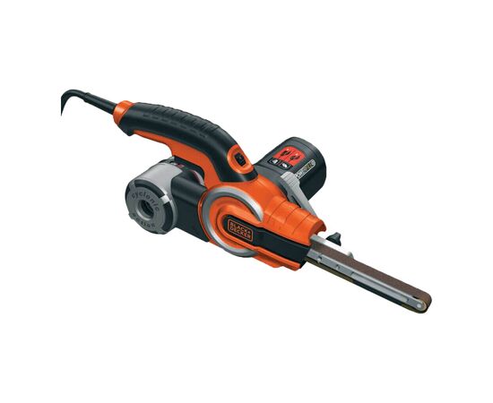 Шлифовальная машина Black&Decker ленточный напильник, 400 Вт,451х13 мм, 900-1600 м/мин (KA902EK), изображение 2 Шлифовальная машина Black&Decker ленточный напильник, 400 Вт,451х13 мм, 900-1600 м/мин (KA902EK), изображение 2
