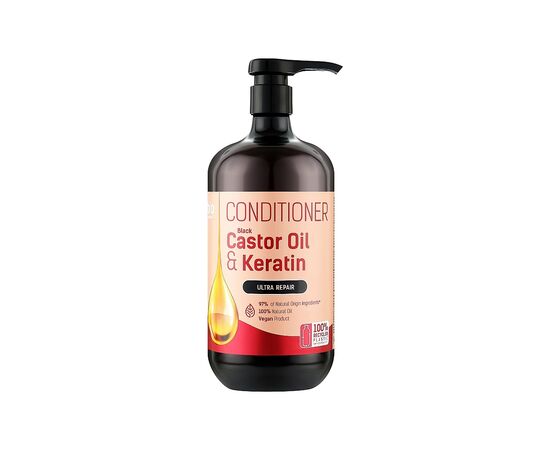 Кондиционер для волос Bio Naturell Black Castor Oil & Keratin Ультравосстановление 946 мл (8588006041392)