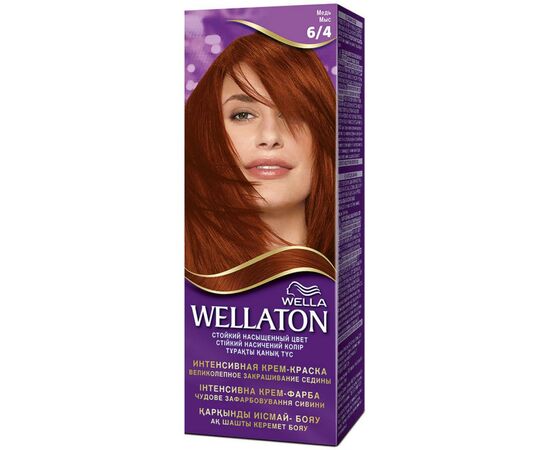 Краска для волос Wellaton стойкая 6/4 Медь (4056800023103)