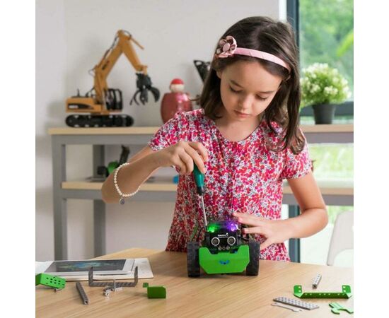 Интерактивная игрушка Robobloq Робот Qoopers Q-Scout Stem Kit (10110002), изображение 3 Интерактивная игрушка Robobloq Робот Qoopers Q-Scout Stem Kit (10110002), изображение 3
