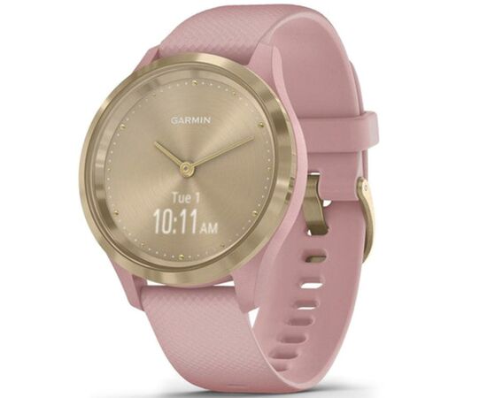 Смарт-часы Garmin vivomove 3S, Light Gold, Dust Rose, Silicone (010-02238-21)