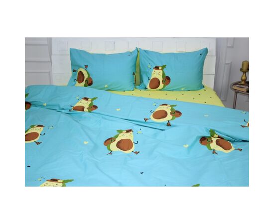 Постельное белье MirSon Сатин 22-1311Avocadotraveler 175 х 210 (2200004343808), изображение 3