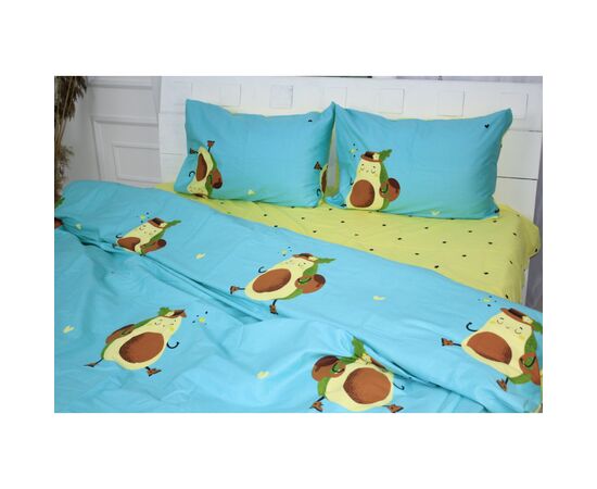 Постельное белье MirSon Сатин 22-1311Avocadotraveler 175 х 210 (2200004343808), изображение 5