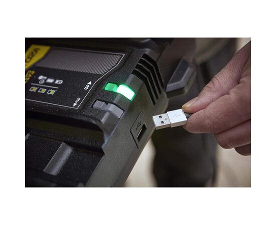 Зарядное устройство для аккумуляторов инструмента Stanley на 2 аккумулятора, 20V, исходящий ток 4A (SFMCB24), изображение 6 Зарядное устройство для аккумуляторов инструмента Stanley на 2 аккумулятора, 20V, исходящий ток 4A (SFMCB24), изображение 6