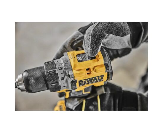 Шуруповерт DeWALT XR Li-Ion PowerStack 18V 2x1.7 Ач, 90 Нм, 0-650/0-2000 об/мин (DCD800E2T), изображение 7 Шуруповерт DeWALT XR Li-Ion PowerStack 18V 2x1.7 Ач, 90 Нм, 0-650/0-2000 об/мин (DCD800E2T), изображение 7