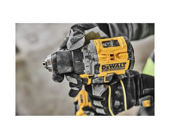 Шуруповерт DeWALT XR Li-Ion PowerStack 18V 2x1.7 Ач, 90 Нм, 0-650/0-2000 об/мин (DCD800E2T), изображение 8 Шуруповерт DeWALT XR Li-Ion PowerStack 18V 2x1.7 Ач, 90 Нм, 0-650/0-2000 об/мин (DCD800E2T), изображение 8