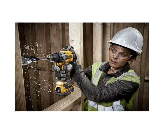 Шуруповерт DeWALT XR Li-Ion PowerStack 18V 2x1.7 Ач, 90 Нм, 0-650/0-2000 об/мин (DCD800E2T), изображение 9 Шуруповерт DeWALT XR Li-Ion PowerStack 18V 2x1.7 Ач, 90 Нм, 0-650/0-2000 об/мин (DCD800E2T), изображение 9