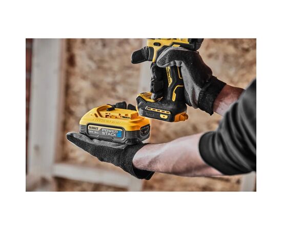 Набор электроинструментов DeWALT XR Li-Ion PowerStack 18V 2x5Ah, 90Нм,0-650/0-2000 об/мин+DCF840N (DCD800H2T+DCF840N), изображение 11 Набор электроинструментов DeWALT XR Li-Ion PowerStack 18V 2x5Ah, 90Нм,0-650/0-2000 об/мин+DCF840N (DCD800H2T+DCF840N), изображение 11