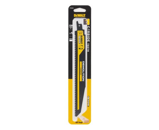 Полотно DeWALT пильноеEXTREME CARBIDE , 230 мм., 6 TPI (DT20439), изображение 3 Полотно DeWALT пильноеEXTREME CARBIDE , 230 мм., 6 TPI (DT20439), изображение 3