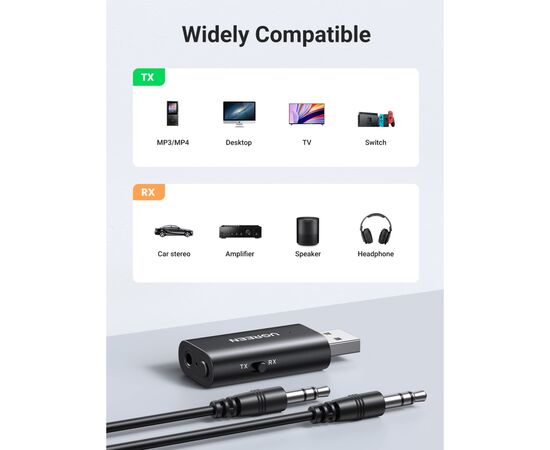 Звуковая плата Ugreen CM523 (60300), изображение 7 Звуковая плата Ugreen CM523 (60300), изображение 7