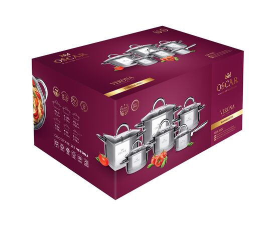 Набор посуды Oscar Verona 12 предметів (OSR-4002/n), изображение 10 Набор посуды Oscar Verona 12 предметів (OSR-4002/n), изображение 10