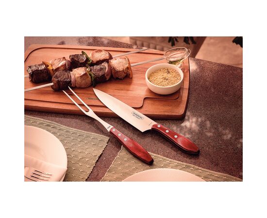 Кухонный нож Tramontina Barbecue Polywood 203 мм Червоне Дерево (21189/178), изображение 6 Кухонный нож Tramontina Barbecue Polywood 203 мм Червоне Дерево (21189/178), изображение 6