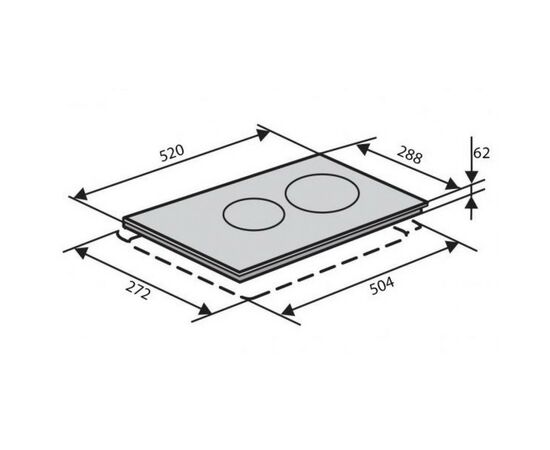 Варочная поверхность Ventolux VI 32 TC WH, изображение 2 Варочная поверхность Ventolux VI 32 TC WH, изображение 2