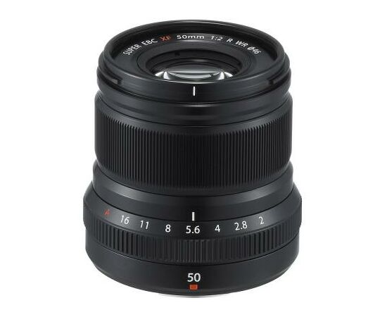 Объектив Fujifilm XF 50mm F2.0 R WR Black (16536611), изображение 2 Объектив Fujifilm XF 50mm F2.0 R WR Black (16536611), изображение 2