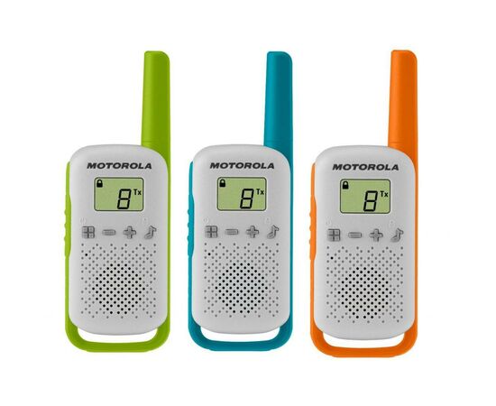 Портативная рация Motorola TALKABOUT T42 Triple Pack (B4P00811MDKMAW), изображение 2 Портативная рация Motorola TALKABOUT T42 Triple Pack (B4P00811MDKMAW), изображение 2