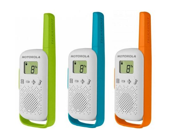 Портативная рация Motorola TALKABOUT T42 Triple Pack (B4P00811MDKMAW), изображение 3 Портативная рация Motorola TALKABOUT T42 Triple Pack (B4P00811MDKMAW), изображение 3